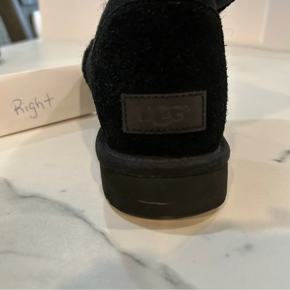 UGG Black Short Winter Boots